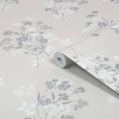 Papier peint intissé Laura Ashley Igerna Natural 1005 x 52cm Beige