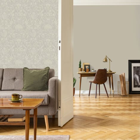 Papier peint Intissé LOOKS Damassé Majestueux 1005 x 52cm Beige