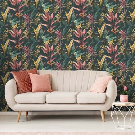 Papier peint intissé Vintage Botanique 1005 x 52cm Multicolore (1/4)