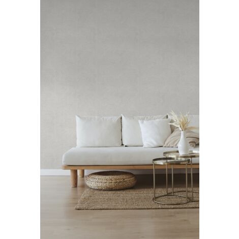 Papier peint intissé Feuillage Nora 1005 x 52cm Gris (1/3)