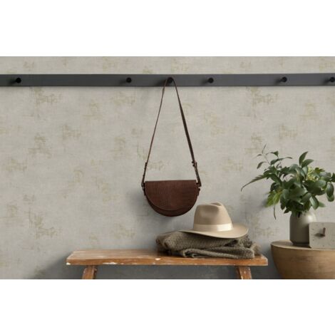 Papier peint intissé Béton Alexis 1005 x 52cm Gris, beige (1/3)