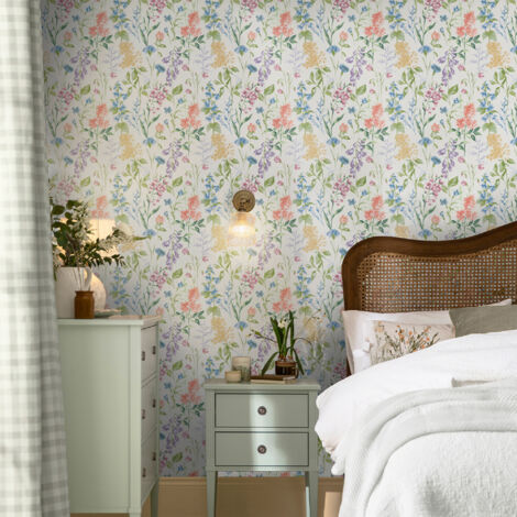 Papier peint intissé Laura Ashley Elston Garden 1005 x 52cm Multicolore
