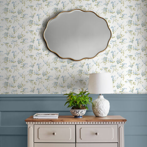Papier peint intissé Laura Ashley Avonbury Hedgerow 1005 x 52cm Vert (1/4)