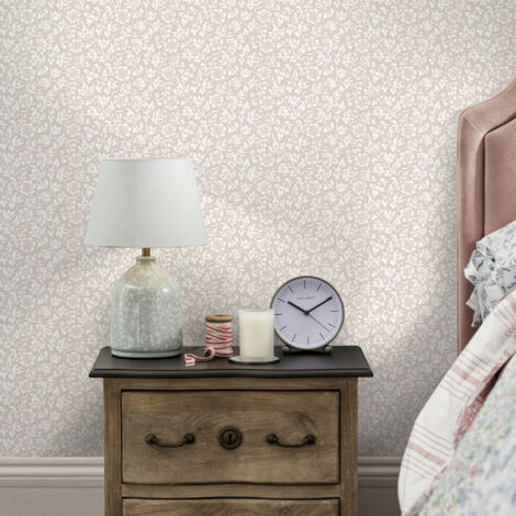 Papier peint intissé Laura Ashley Sweet Alyssum Plaster pink 1005 x ...