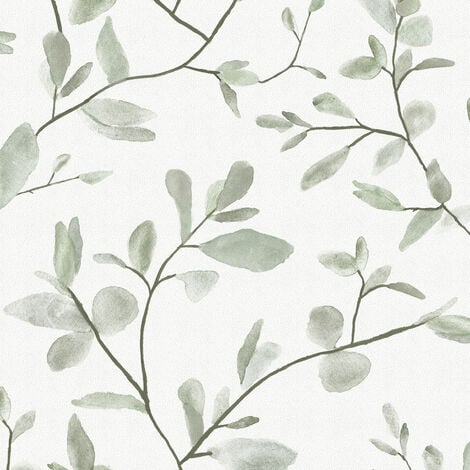 Papier peint intissé Eugénie 1005 x 52cm Vert