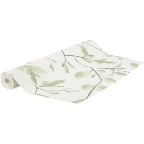 Papier peint intissé Eugénie 1005 x 52cm Vert