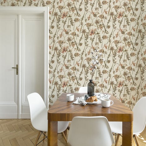Papier peint intissé Nadine 1005 x 52cm Beige