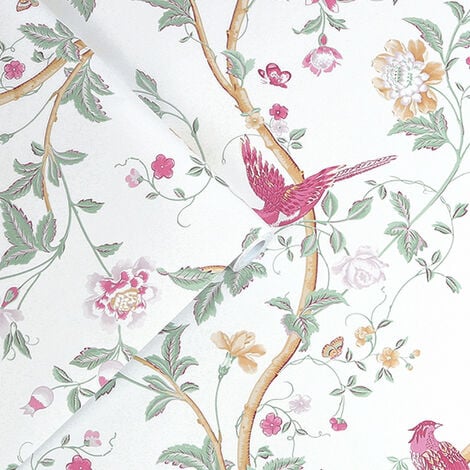 Papier peint intissé Laura Ashley Summer Palace Peony 1005 x 52cm Rose