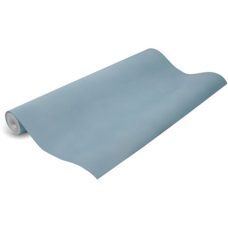 Papier peint intissé Uni Bailey Vinyle 1005 x 52cm Bleu