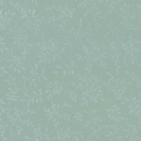 Papier peint intissé Tourbillon de feuilles 1005 x 52cm Vert