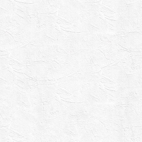 Papier peint intissé Plaster relief Gaufré 1005 x 52cm Blanc