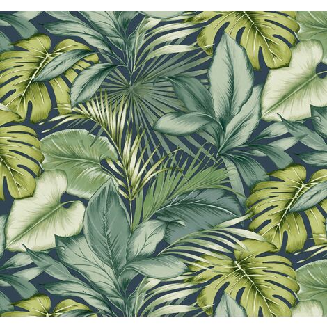 Papier peint panoramique Hawaii 280 x 300cm Vert