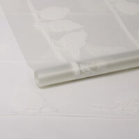 Film vitro-statique pour vitre Décoratif extra-lisse Oiseaux opaque 150 x 45cm Blanc - Blanc