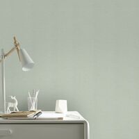 Papier peint intissé uni 1000 x 53cm vert – Résistant à la lumière – Entretien facile avec éponge humide – Pose sans table à tapisser – Superfresco Easy