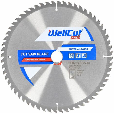 5903R Pack of 5 WellCut TCT Saw Blade Profi 235mm x 30T x 35mm Bore For DW383 