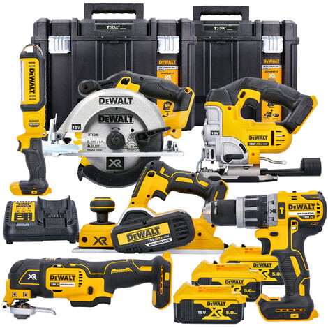 Dewalt DCK665P3T-GB 18V XR Cordless 6 Piece Kit with 3 x 5.0Ah ...