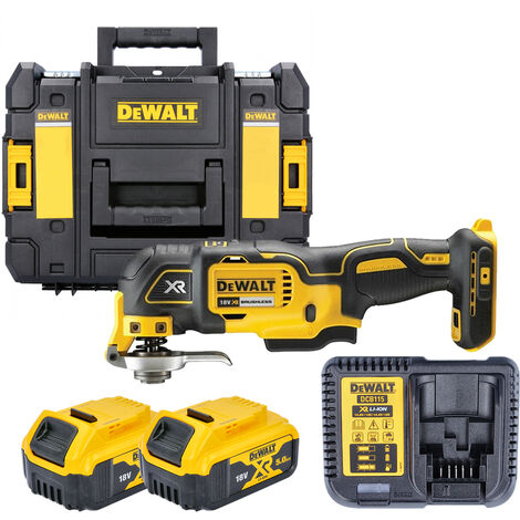 DeWalt DCS356 18V Brushless Multi-Tool With 2 x 5.0Ah Batteries, Charger & Case