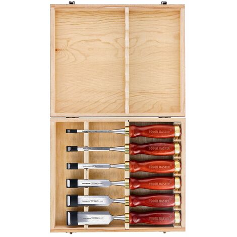 10 Pc Premium Chisel Set for Woodworking With Honing Guide 