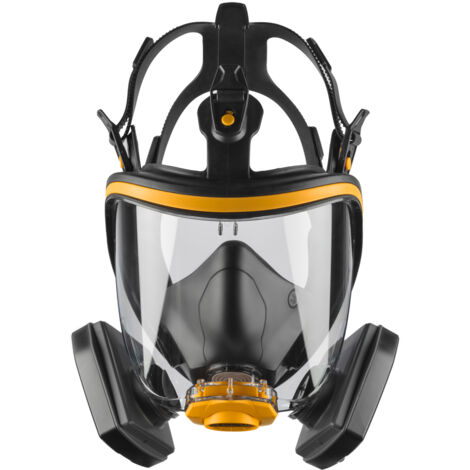 DeWalt DXIR1FFMMA2P3 Full Face Mask Respirator With A2P3 Filter Pair ...