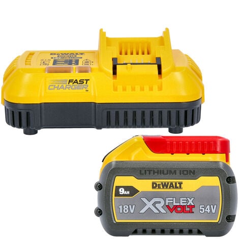 DeWalt Genuine DCB547 18V/54V Li-Ion XR Flexvolt 9.0Ah Battery With DCB118 Fast Charger