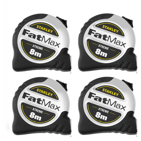 Stanley STA033892 FatMax Xtreme Tape Measure 8m Metric Only Pack of 4