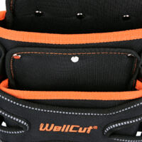 WellCut WC-P750 2 Pocket Fixings Nail Screw Tool Belt Pouch