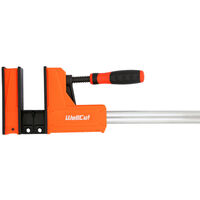 WellCut Fully Adjustable Parallel Jaw Wood Working Clamp 95 X 600 Clamping Force 600 kg