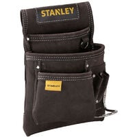 Stanley STST1-80114 Buffalo Dark Tan Leather Nail & Hammer Pouch STA180114