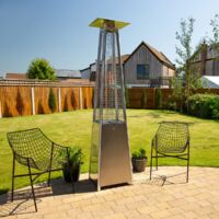 TOUGH MASTER TM-PHP13S 13kW-equivalent Pyramid Gas Patio Heater With Standard Quality Cover