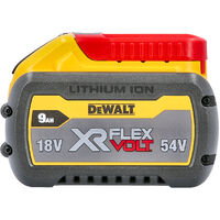 DeWalt Genuine DCB547 18V/54V Li-Ion XR Flexvolt 9.0Ah Battery With DCB118 Fast Charger