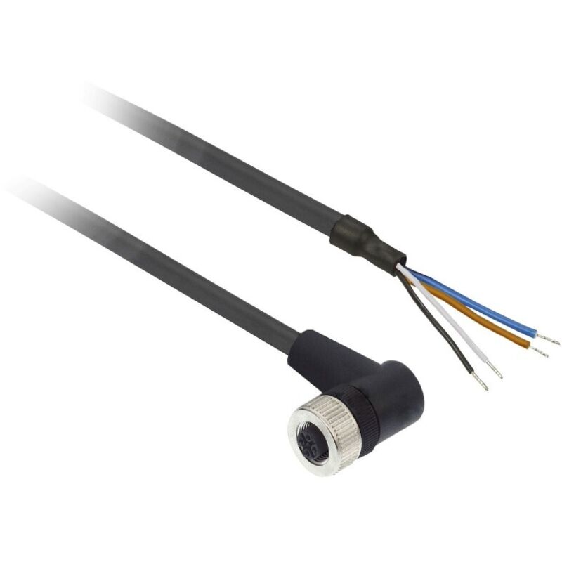 Lot De 4 Câbles D'alimentation Fischer 24V - Connecteur Femelle à Angle Droit - Occasion Bon état