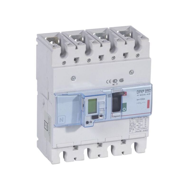 Disjoncteur Magnétothermique Différentiel Legrand DPX³ 250A - 4P 25kA 400V~ - Protection électrique Professionnelle - 8
