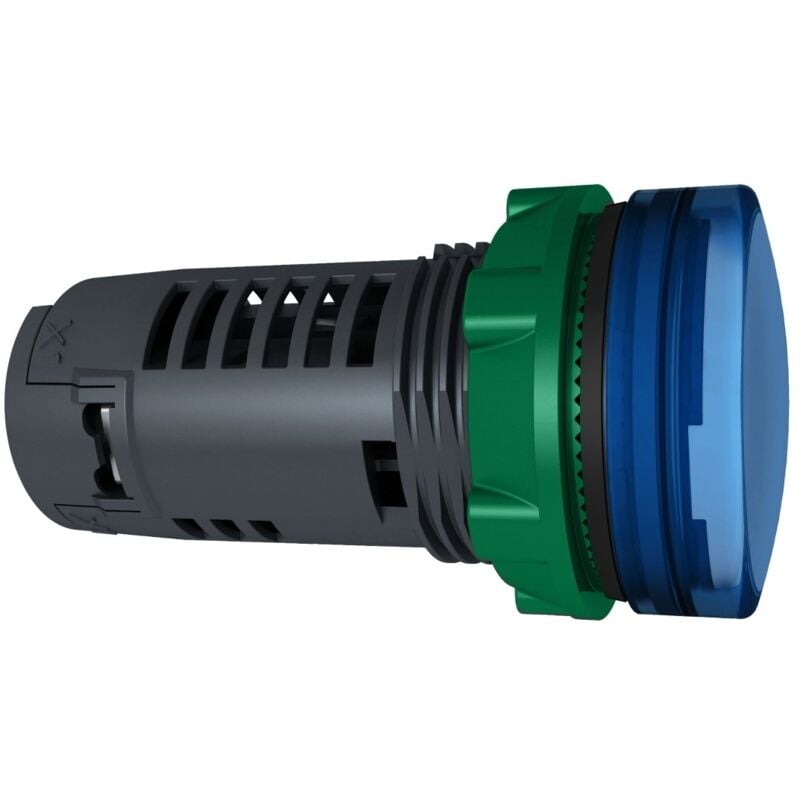 Harmony XB5 - voyant lumineux compact DEL - Ø22 - bleu - 230V - vis étrier