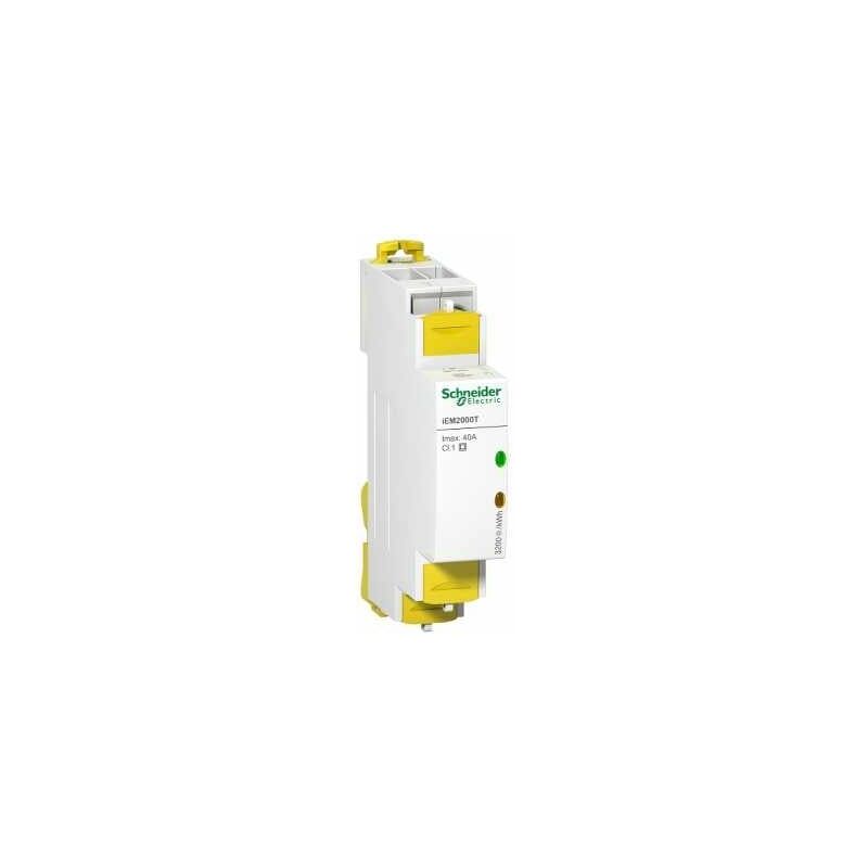 Compteur D'énergie Monophasé Acti9 IEM - Schneider Electric 63A - Afficheur Impulsionnel MID