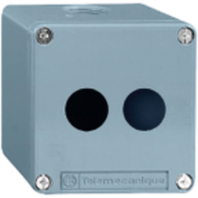 Boîte à boutons vide - XB2-S - métallique - 8 perçages en 4 colonnes