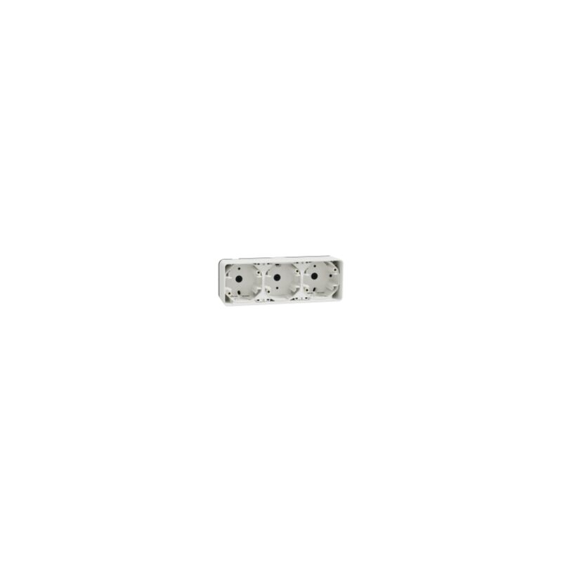 Mureva Styl - Interrupteur temporisé LED - saillie - IP55 - IK08 - blanc  Schneider Residential