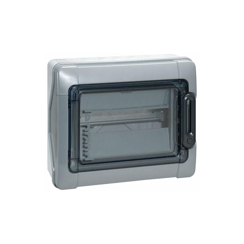 Coffret étanche Plexo³ 12 modules avec embouts à perforation directe prémontés IP65 IK09 - Gris - LEGRAND