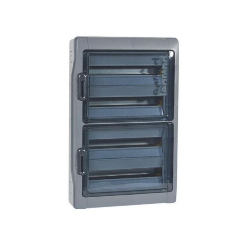 Coffret étanche Plexo³ 4x18 modules avec embouts à perforation directe prémontés IP65 IK09 - Gris - LEGRAND