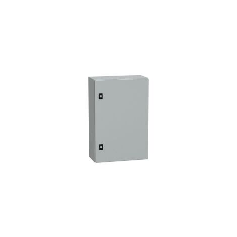 Spacial CRN - coffret acier avec platine - H600xL400xP200mm - châssis plein (1/3)