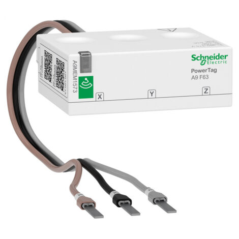 PowerTag - Capteur de mesure radiofréquence - 3P - 63A - am/av - A9MEM1573 (1/2)