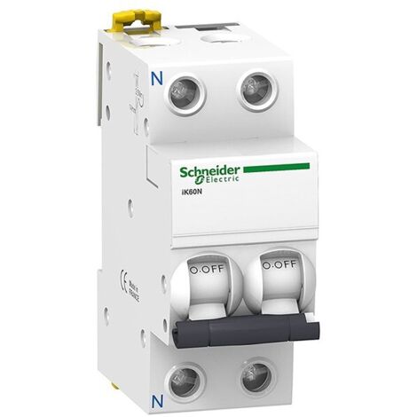 Disjoncteur magnéto-thermique bipolaire Schneider  16A