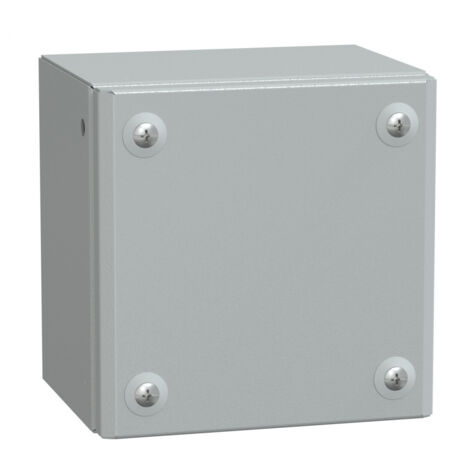 Spacial SBM - boite acier 150x150x120mm - couvercle plein - NSYSBM151512 (1/3)
