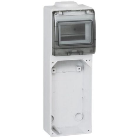 Embase P17 recevent plastron 220X125 Rail 5 Modules 2 Socles 16A LEGRAND 058938