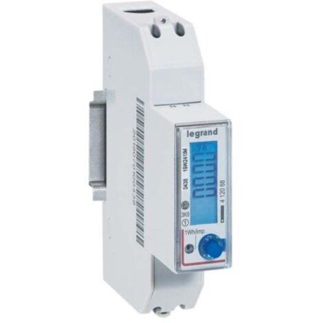 compteur - 45a - mono - 1 module - rs 485 - legrand 412068