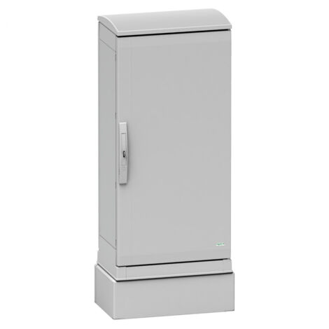 Thalassa PLA - Socle polyester hauteur 200 mm pour NSYPLAZ(T) L1000P420 Ral 7035 - NSYZZ2104G