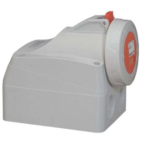 prise saillie - 32 ampères - 3p+n+t - ip67 - rouge - legrand 555459
