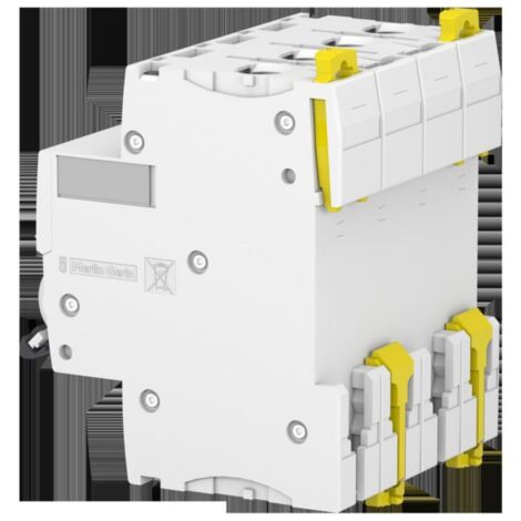 Disjoncteur Magnétothermique 4P 16A Courbe C - 6 KA 400 V, 4 Modules DIN, Pour Tableau électrique Domestique