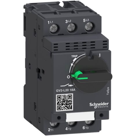 Disjoncteur moteur GV2L 18 A 3P 3d déclencheur magnétique - GV2L20 (1/5)