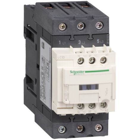 TESYS D - CONTACTEUR 3 PÔLES, AC3 - 50A, CONTACTS POINTS. NO+ NC, BOBINE 24V AC 50/60HZ, EVERLINK