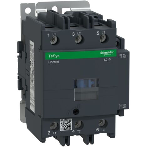 Contacteur TeSys LC1D 3P AC3 440V 80 A bobine 24 V CA - LC1D80B7 (1/4)
